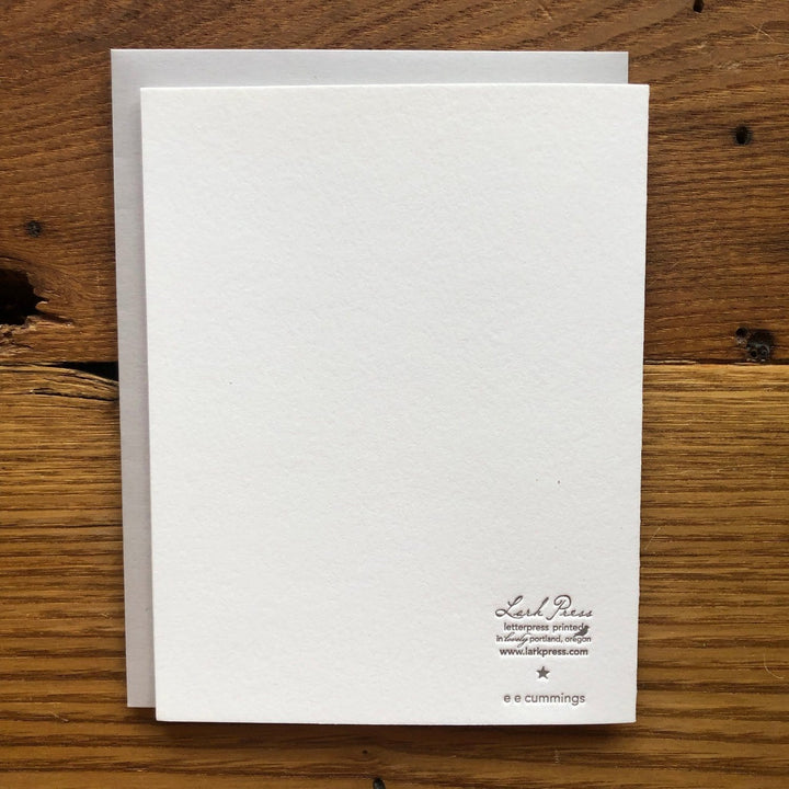 Lark Press Card YOU...are my sun, my moon Card