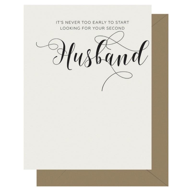 Letterpress Jess Card Husband Card