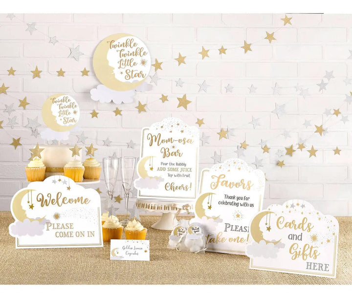 Lillian Rose Baby Twinkle Twinkle Baby Shower Decor Set- Sale