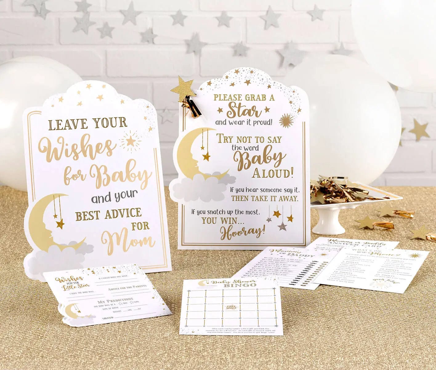 Lillian Rose Baby Twinkle Twinkle Baby Shower Game Set