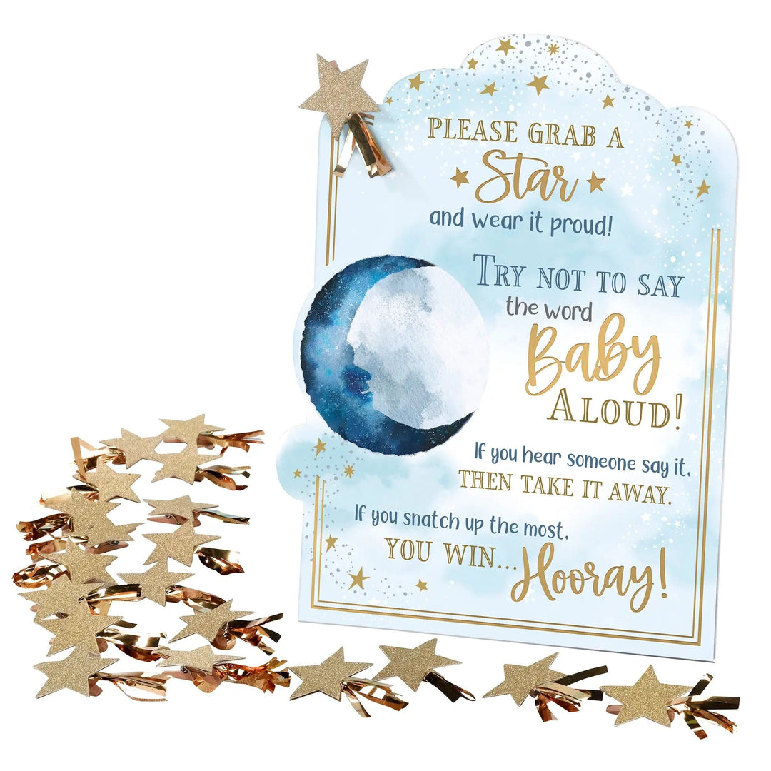 Lillian Rose Games "Love You to the Moon" Baby Shower Clothespin Game