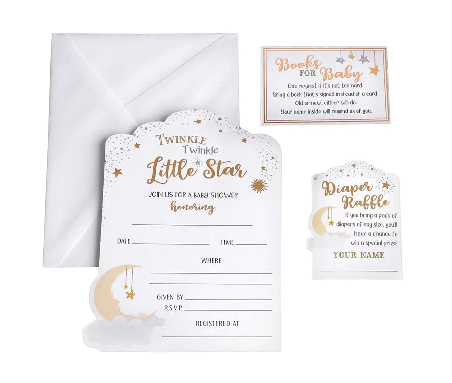 Lillian Rose Invitations Twinkle Twinkle Little Star Baby Shower Invitations