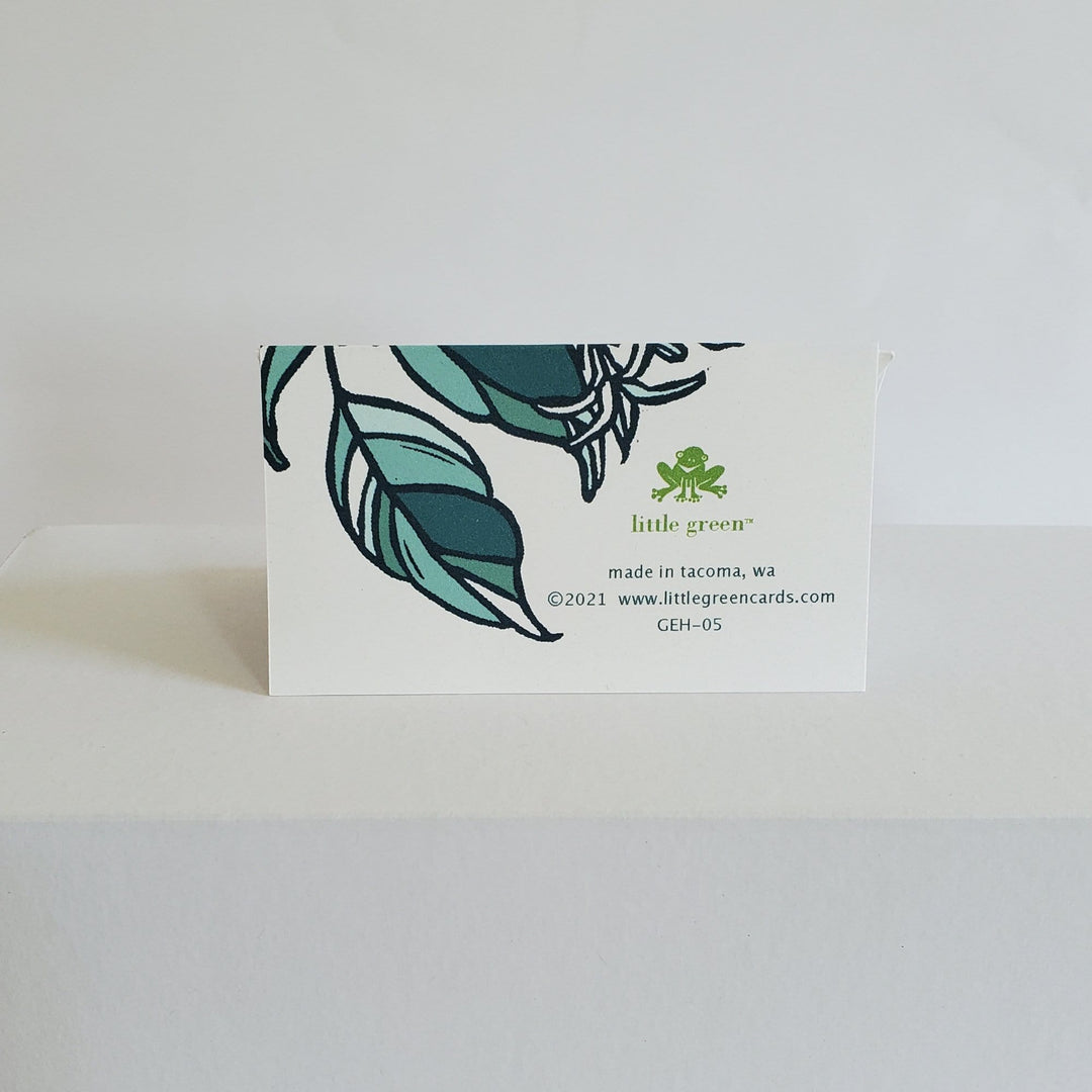 Little Green Enclosure Card Joy Christmas Enclosure Card