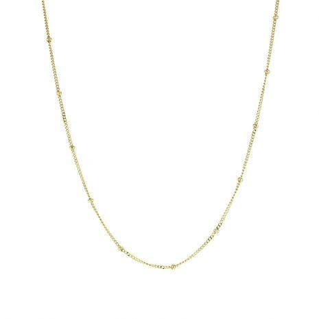 Lotus Jewelry Studio Jewelry Gold Vermeil Beaded Curb Chain