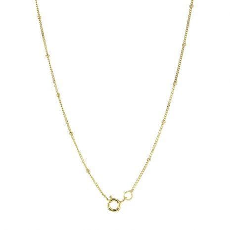 Lotus Jewelry Studio Jewelry Gold Vermeil Beaded Curb Chain
