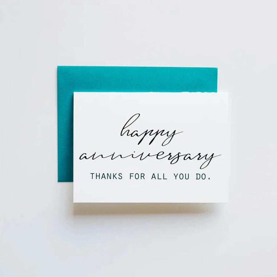 Lucky Dog Design Co Single Card Happy Work Anniversary Card