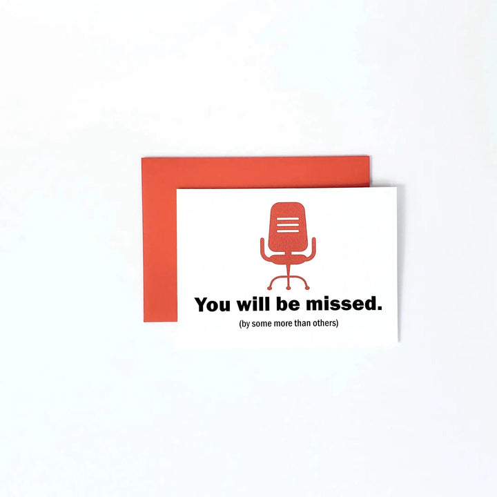 Lucky Dog Design Co Single Card You Will Be Missed Card