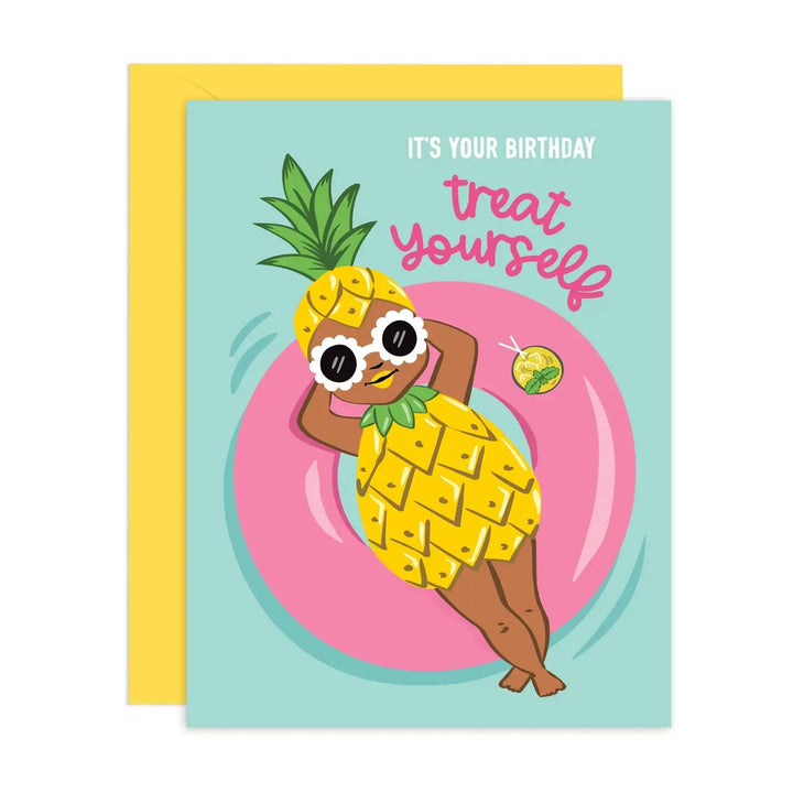 Lucy Loves Paper Card Treat Yourself Birthday Card