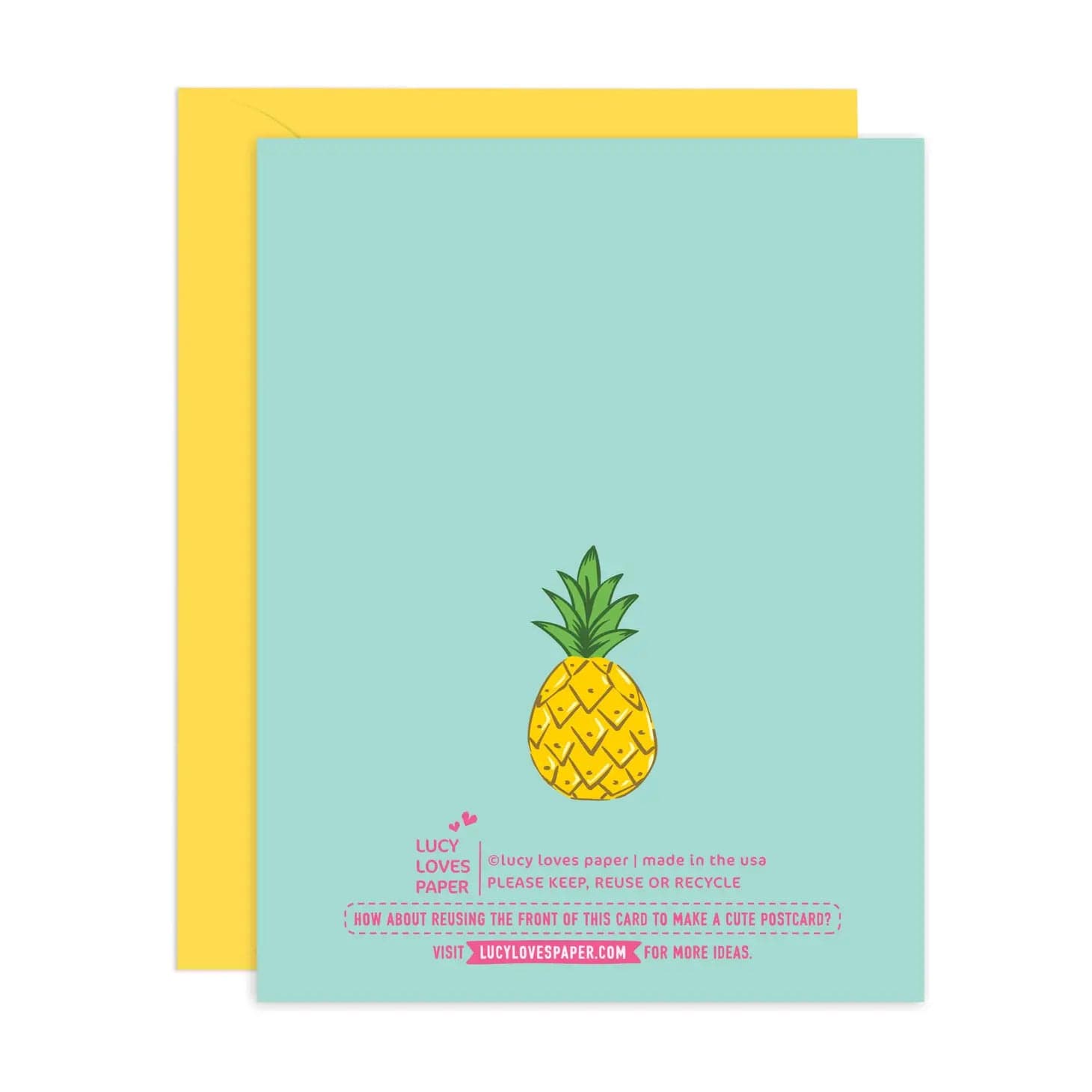 Lucy Loves Paper Card Treat Yourself Birthday Card