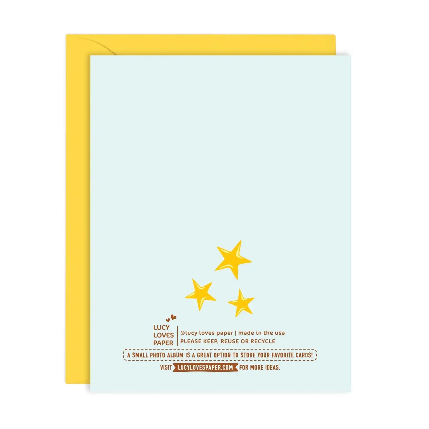 Lucy Loves Paper Card You Rock Friendship Card