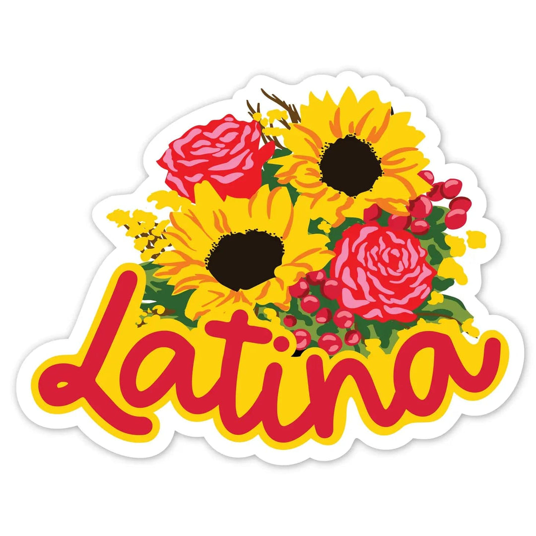 Lucy Loves Paper Sticker Latina Bold Flowers Vinyl Sticker