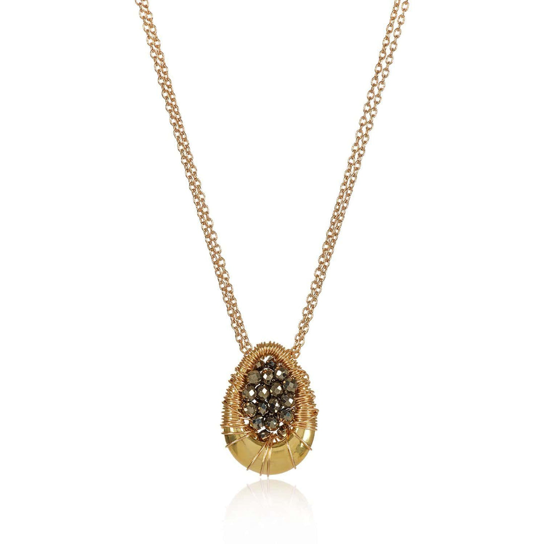 Mabel Chong Necklace Mini Nopa Necklace - Pyrite