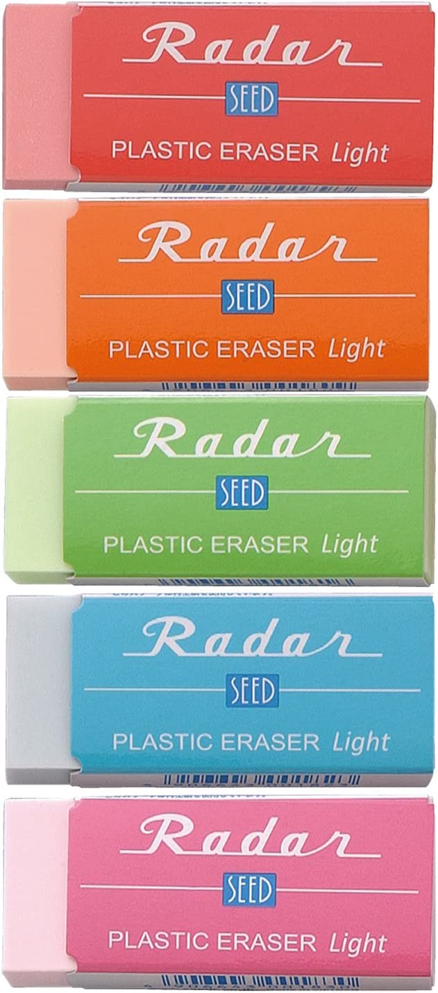 Macphersons Eraser Seed Erasers Colorful Radar Light