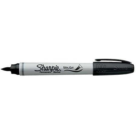 Macphersons Pen and Pencils Sharpie Brush Tip - Black