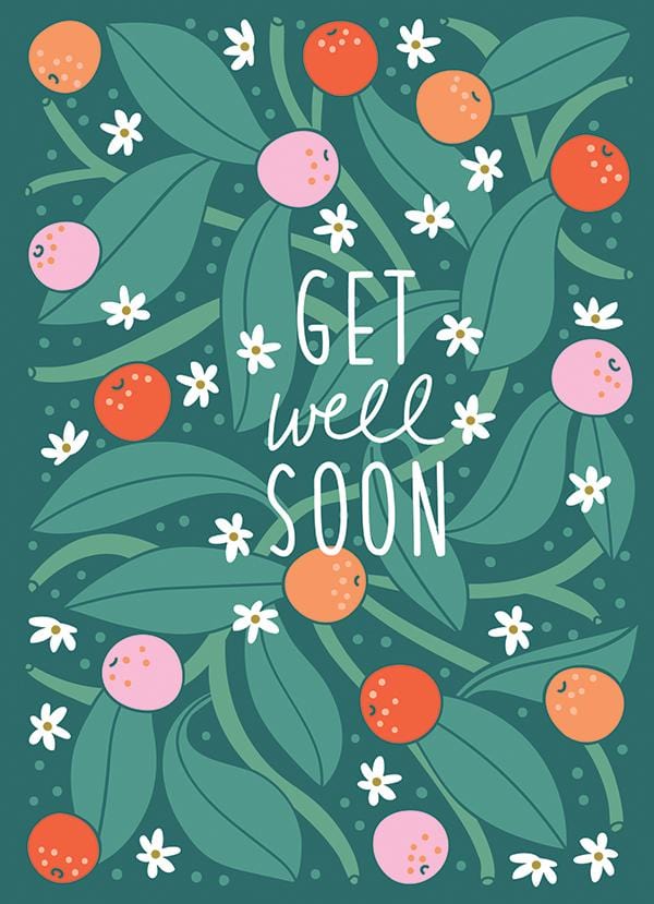 Madison Park Greetings single cards Get Well Soon Greeting Card