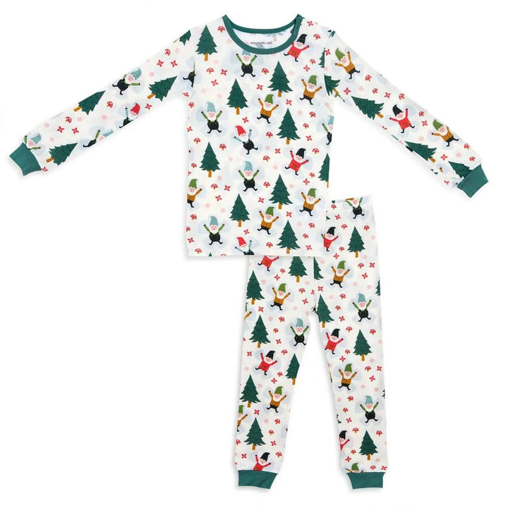 Magnetic Me Pajamas Gnome for the Holidays Modal Magnetic 2 Piece Toddler PJs