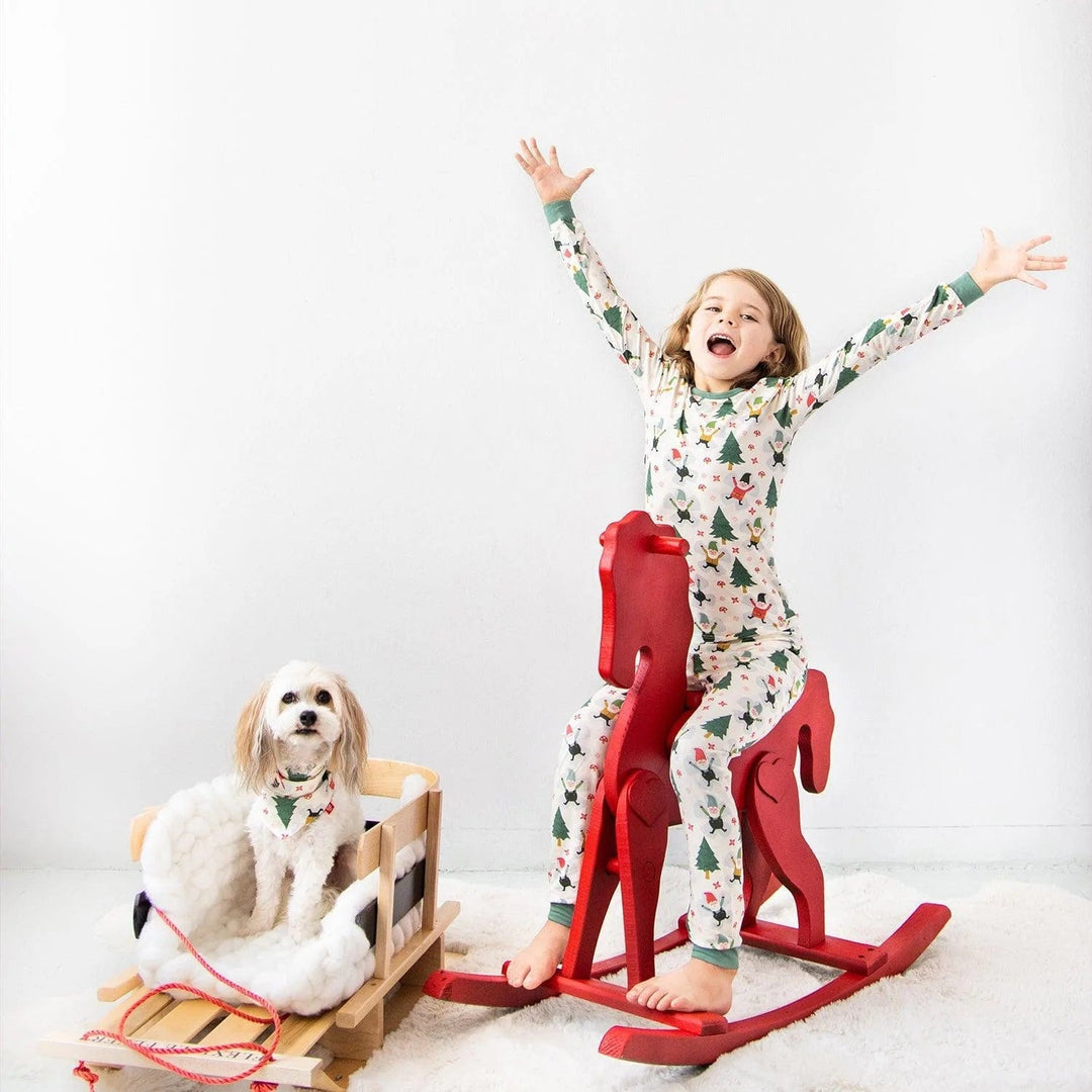 Magnetic Me Pajamas Gnome for the Holidays Modal Magnetic 2 Piece Toddler PJs