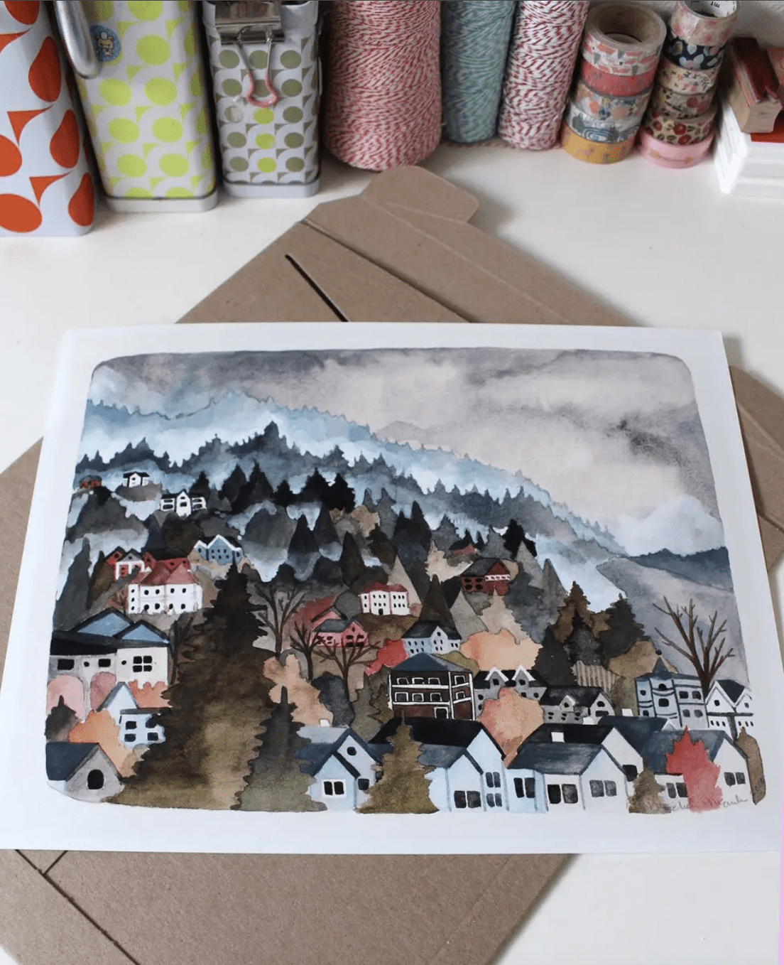 michele maule Art Print 11" x 14" Northwest Hills Art Print