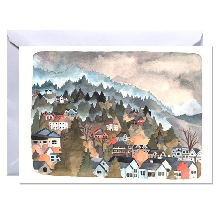 michele maule Card Blank Pacific Northwest Greeting Card