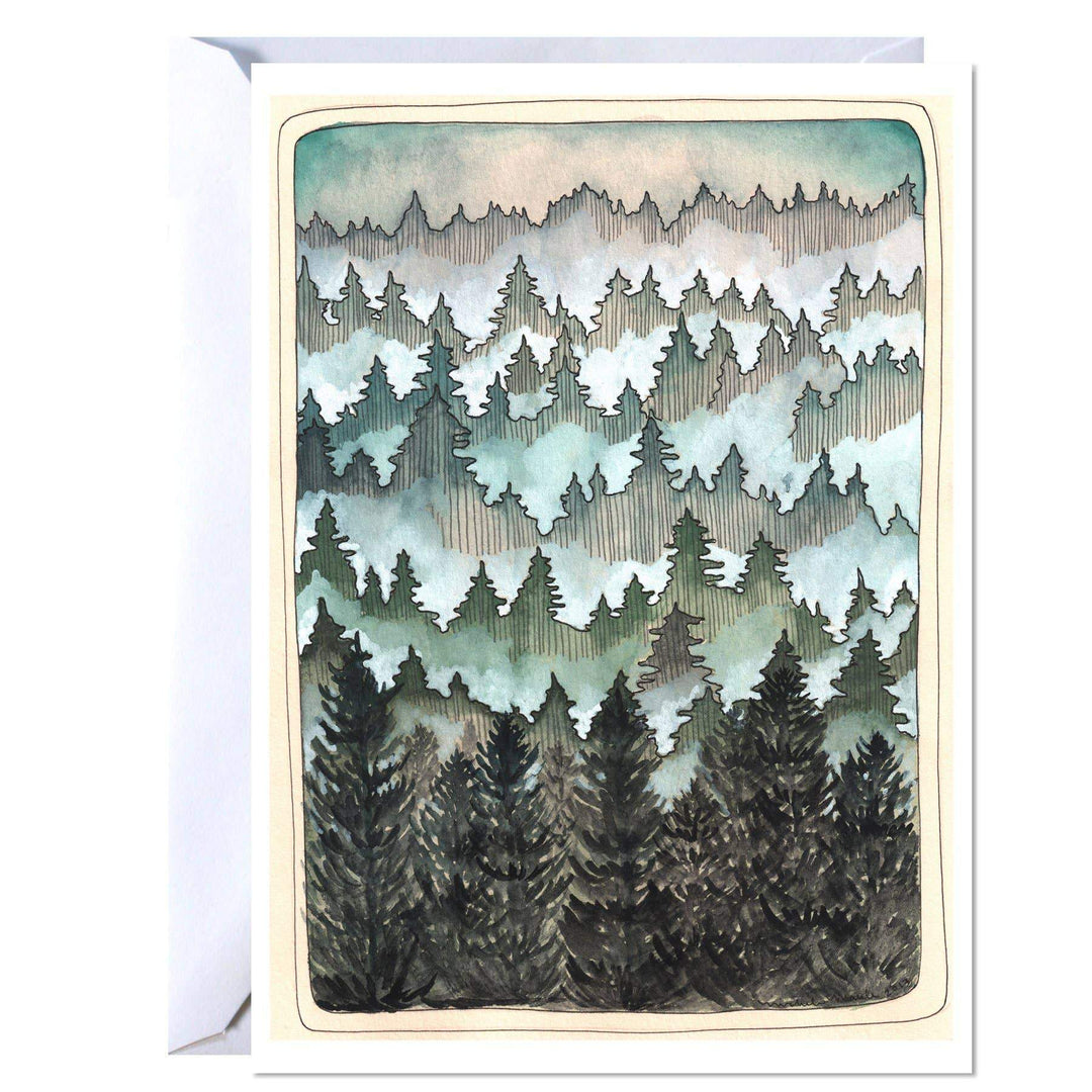 michele maule Card Pacific Northwest Woods Card