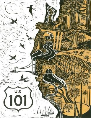 Mimi Williams Card Highway 101 Revisited Card