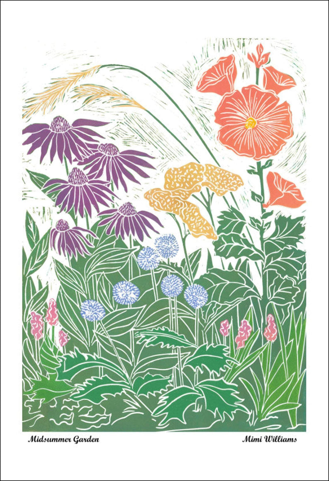 Mimi Williams Card Midsummer Garden Card