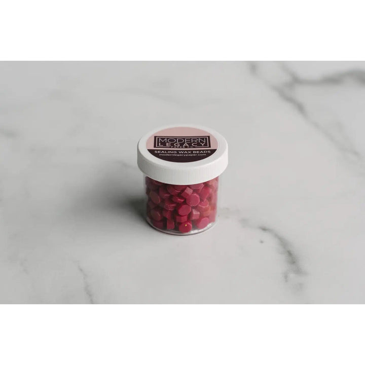 Modern Legacy Paper Company Wax Melt Raspberry Sorbet Sealing Wax Beads
