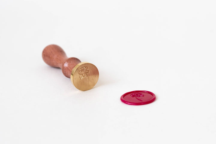 Modern Legacy Paper Company Wax Seals Peony Flower Wax Seal Stamp
