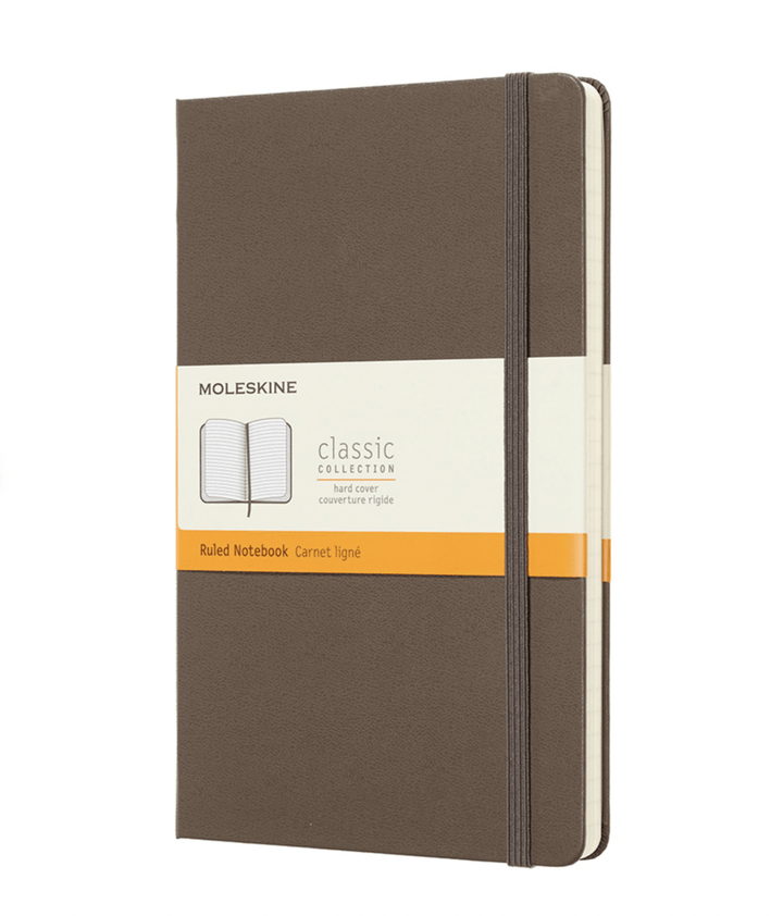 Moleskine Notebook Large / Earth Brown Moleskine Classic Notebook Hard Cover - Plain