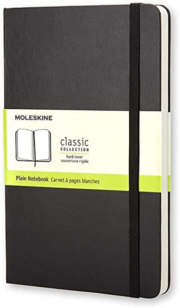 Moleskine Notebook Pocket / Black Moleskine Classic Notebook Hard Cover - Plain