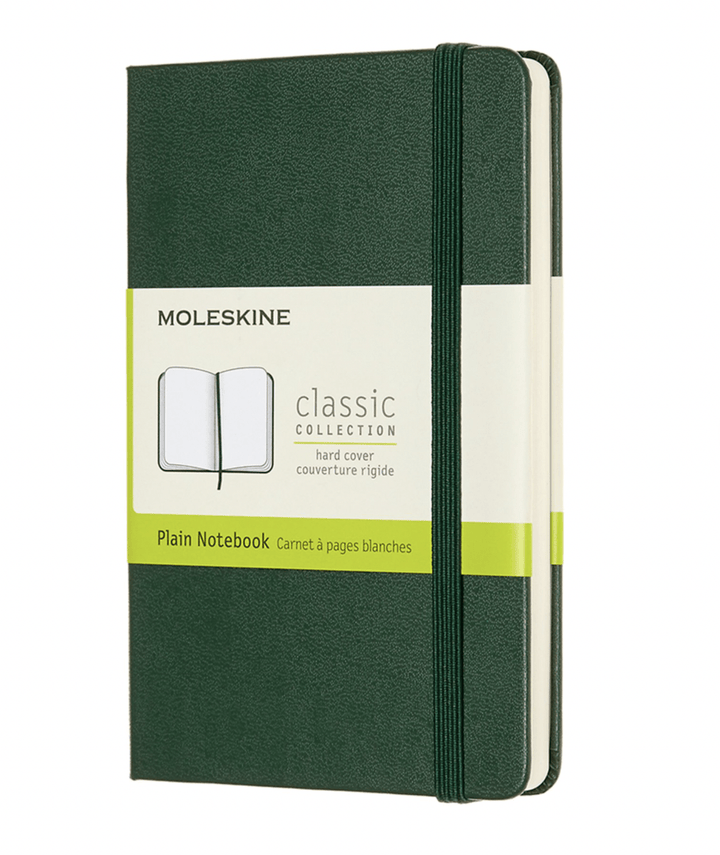 Moleskine Notebook Pocket / Myrtle Green Moleskine Classic Notebook Hard Cover - Plain