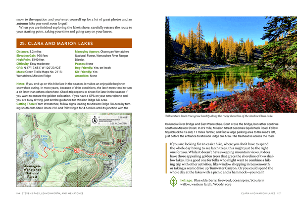 Mountaineers Books Book Fall Color Hikes: Washington