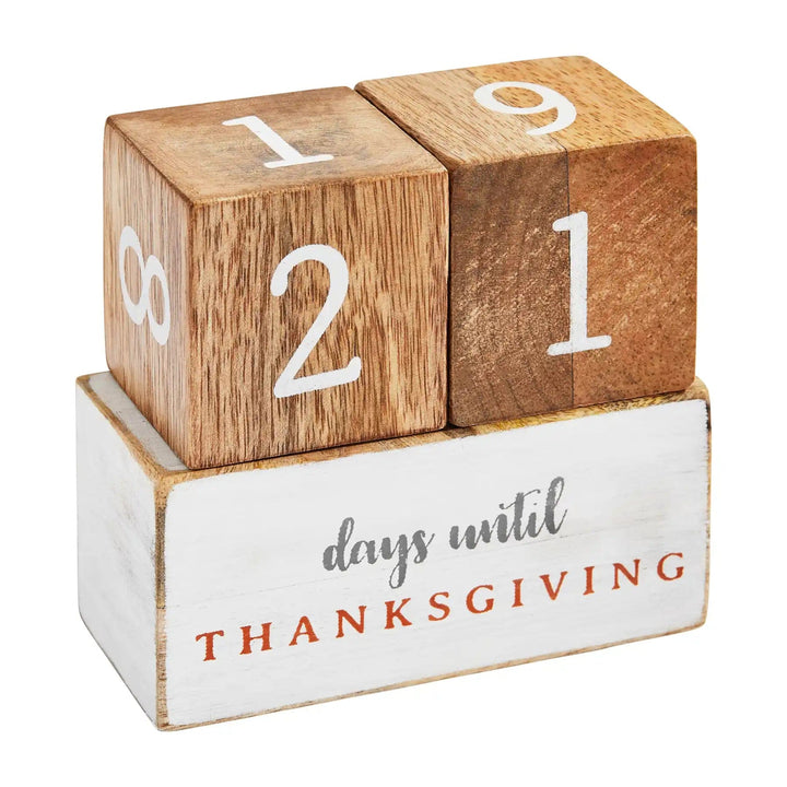 Mud Pie Blocks Holiday Countdown Block