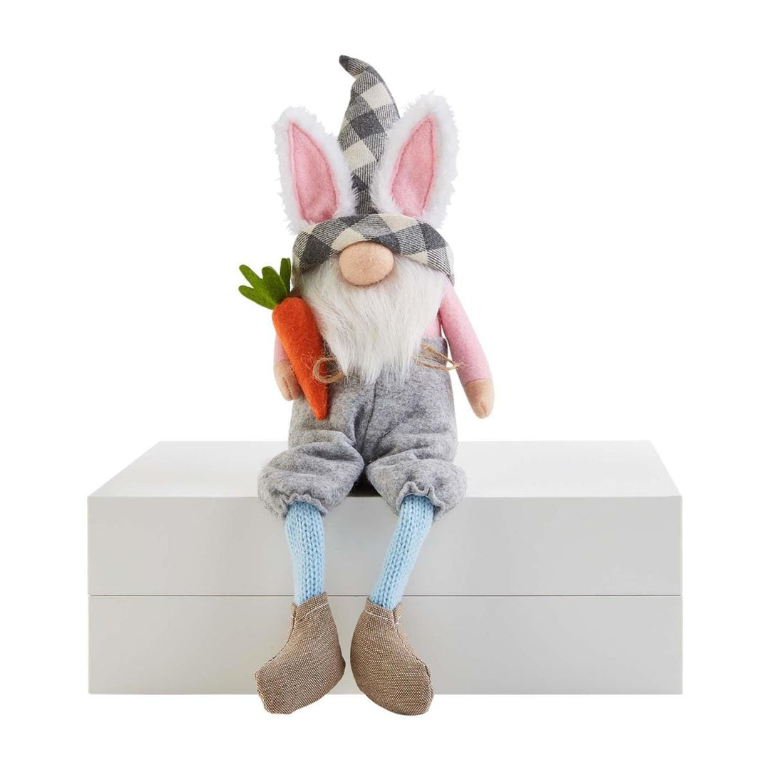 Mud Pie Figurine Carrot Dangle Leg Gnome