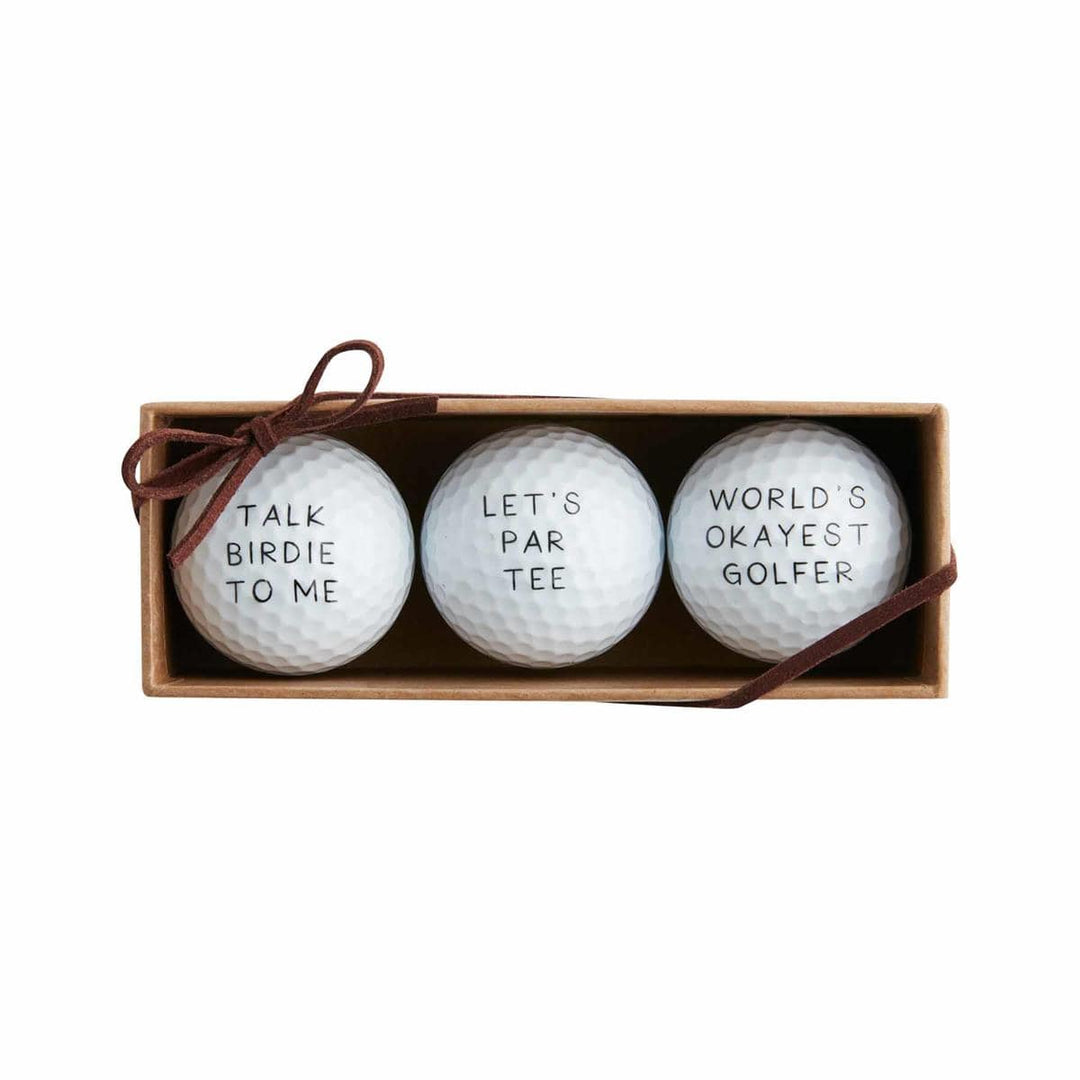 Mud Pie Gift Bundle Lets PAR TEE Golf Ball Set