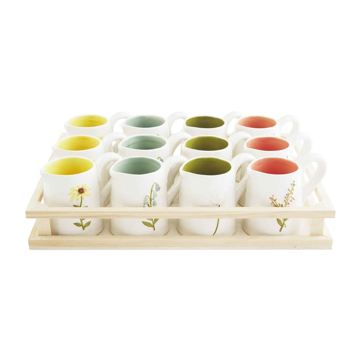 Mud Pie Vase Floral Mini Vase