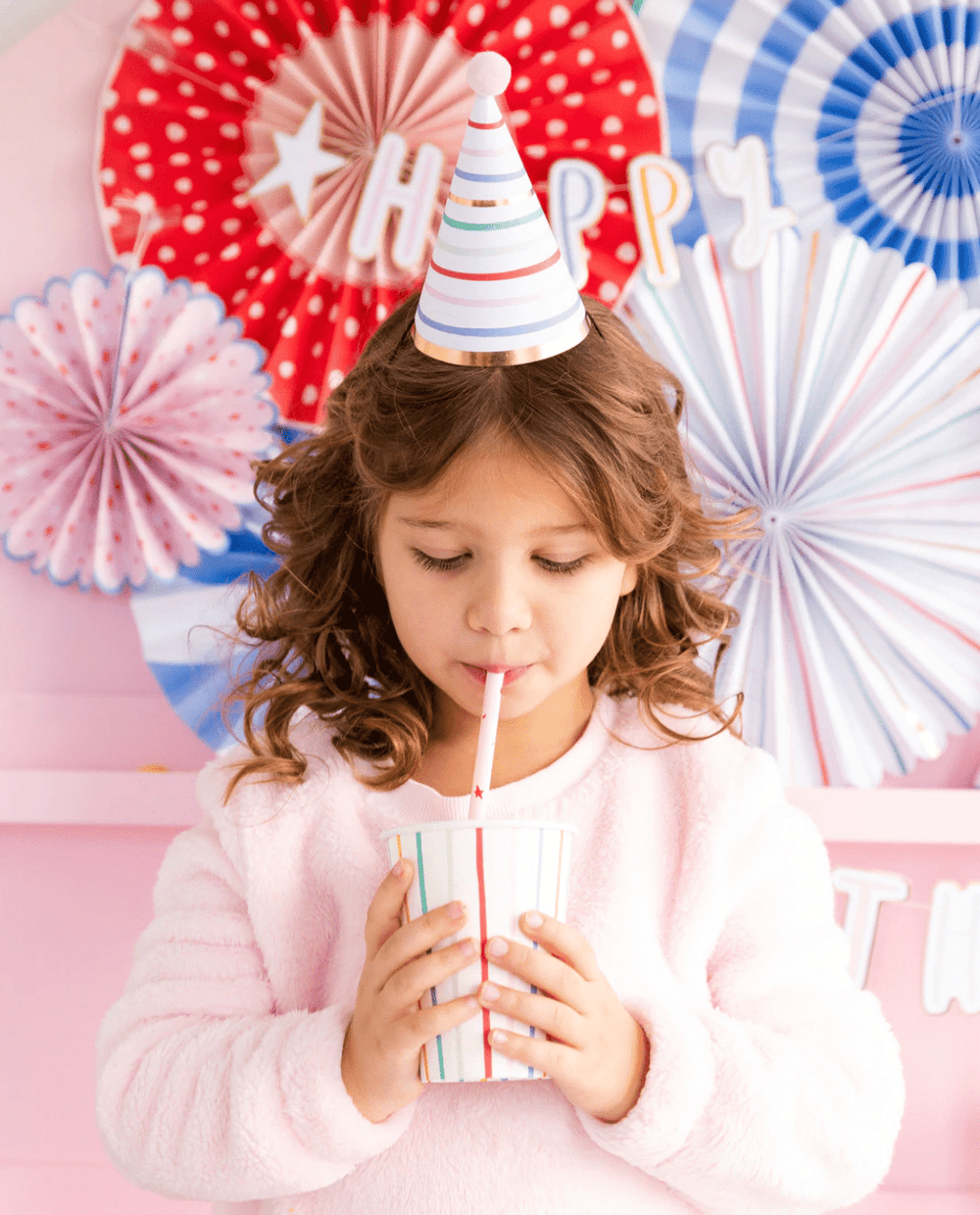 My Mind's Eye Party Supplies Oui Party Birthday Straws