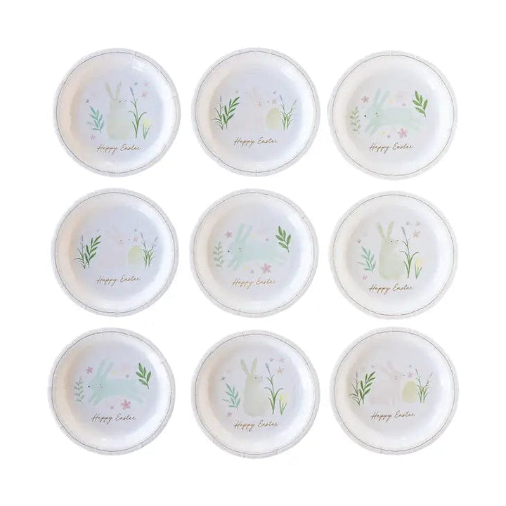 My Mind's Eye Party Supplies Watercolor Easter Round 7" Plate Set