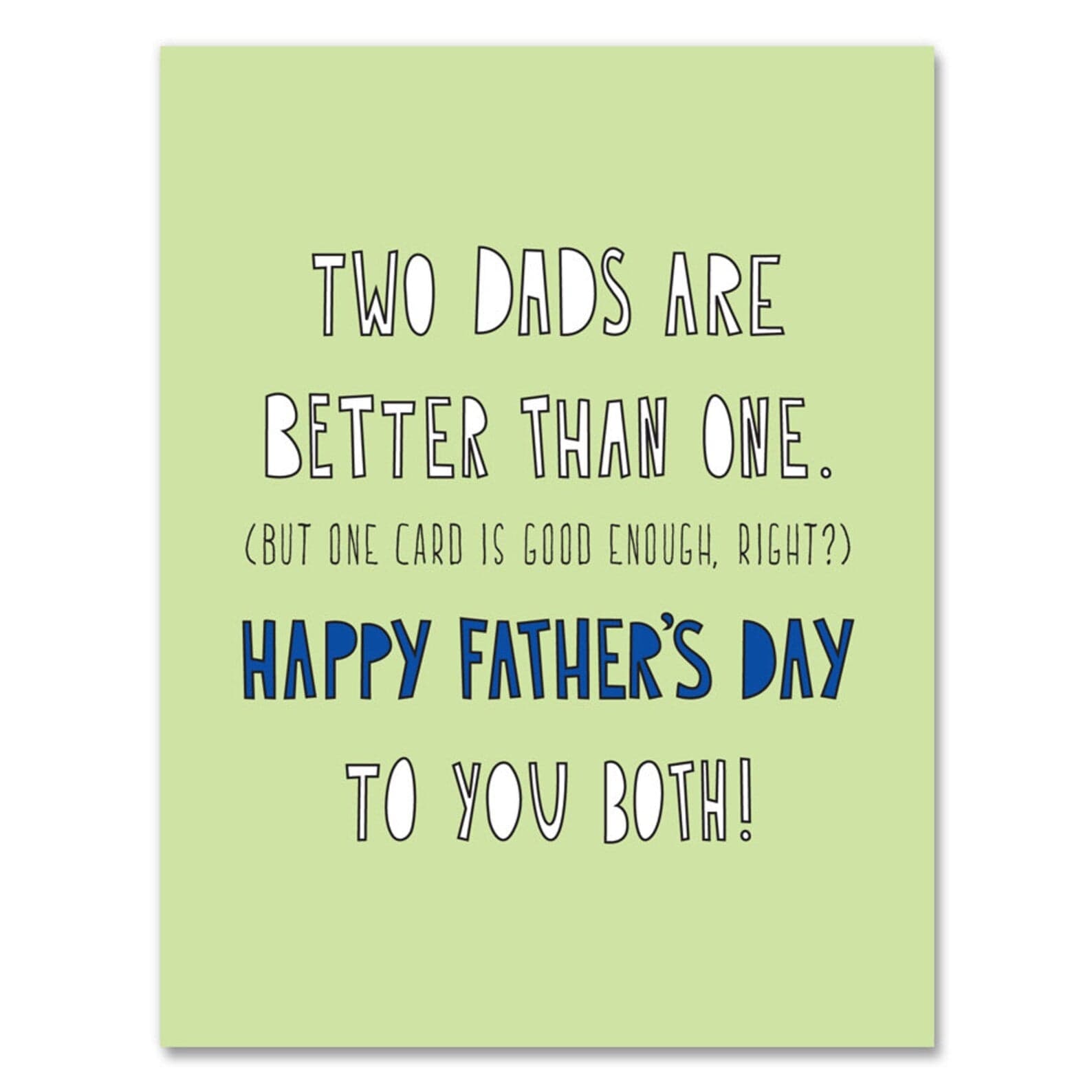 Near Modern Disaster Card Two Dads One Card Card