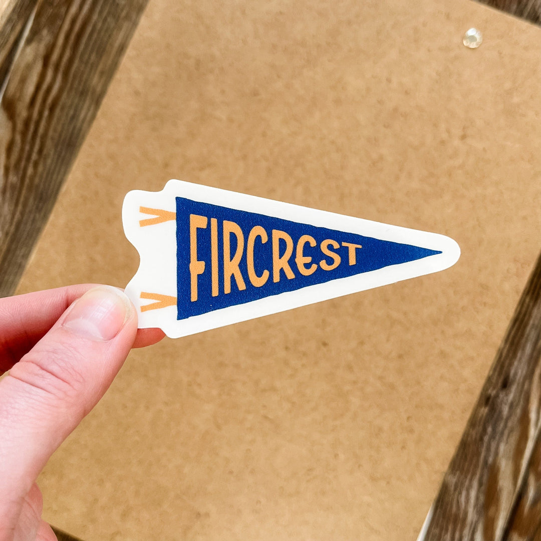 Nice Enough Sticker Pennant - Fircrest Sticker