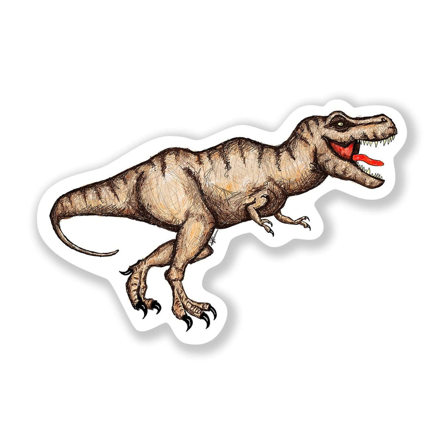 Nice Enough Sticker T-Rex Sticker