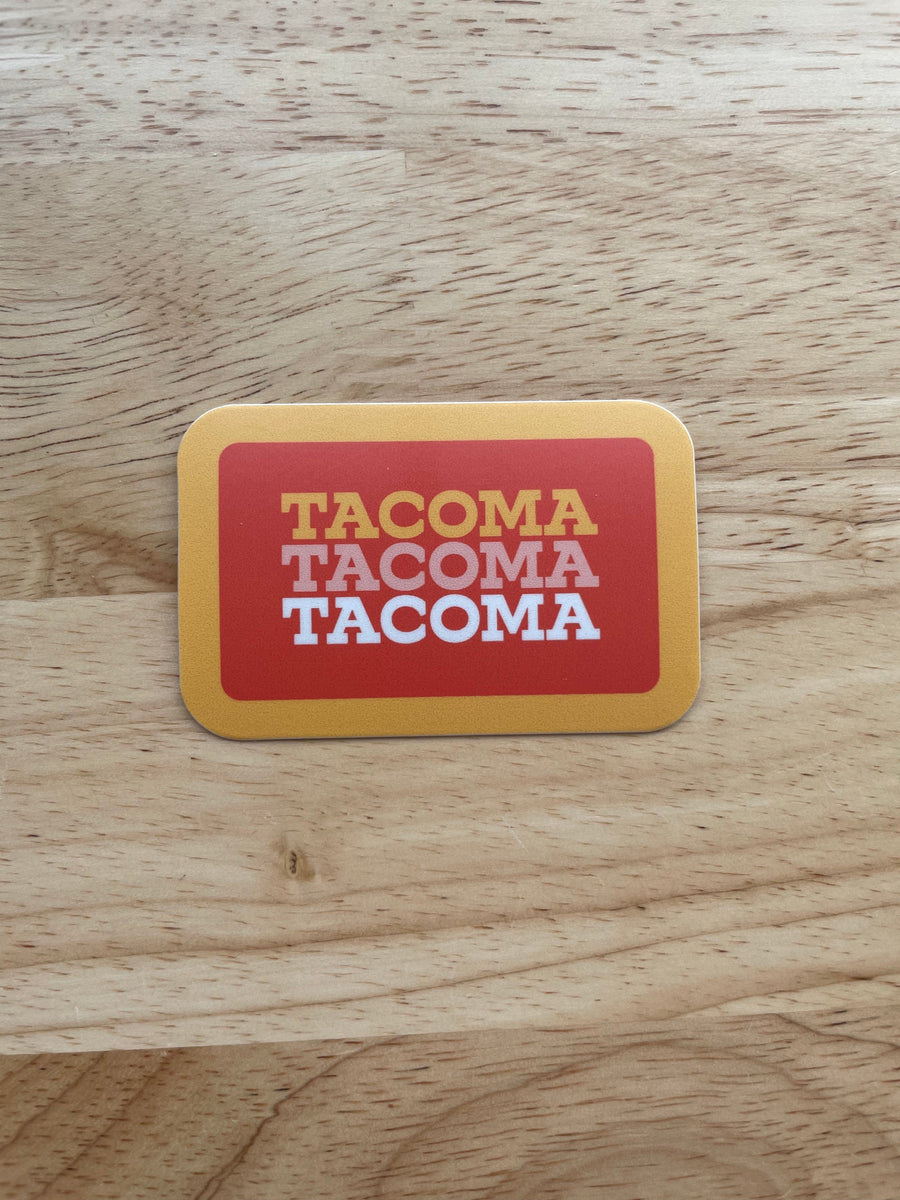 Nice Enough Sticker Triple Tacoma Sticker
