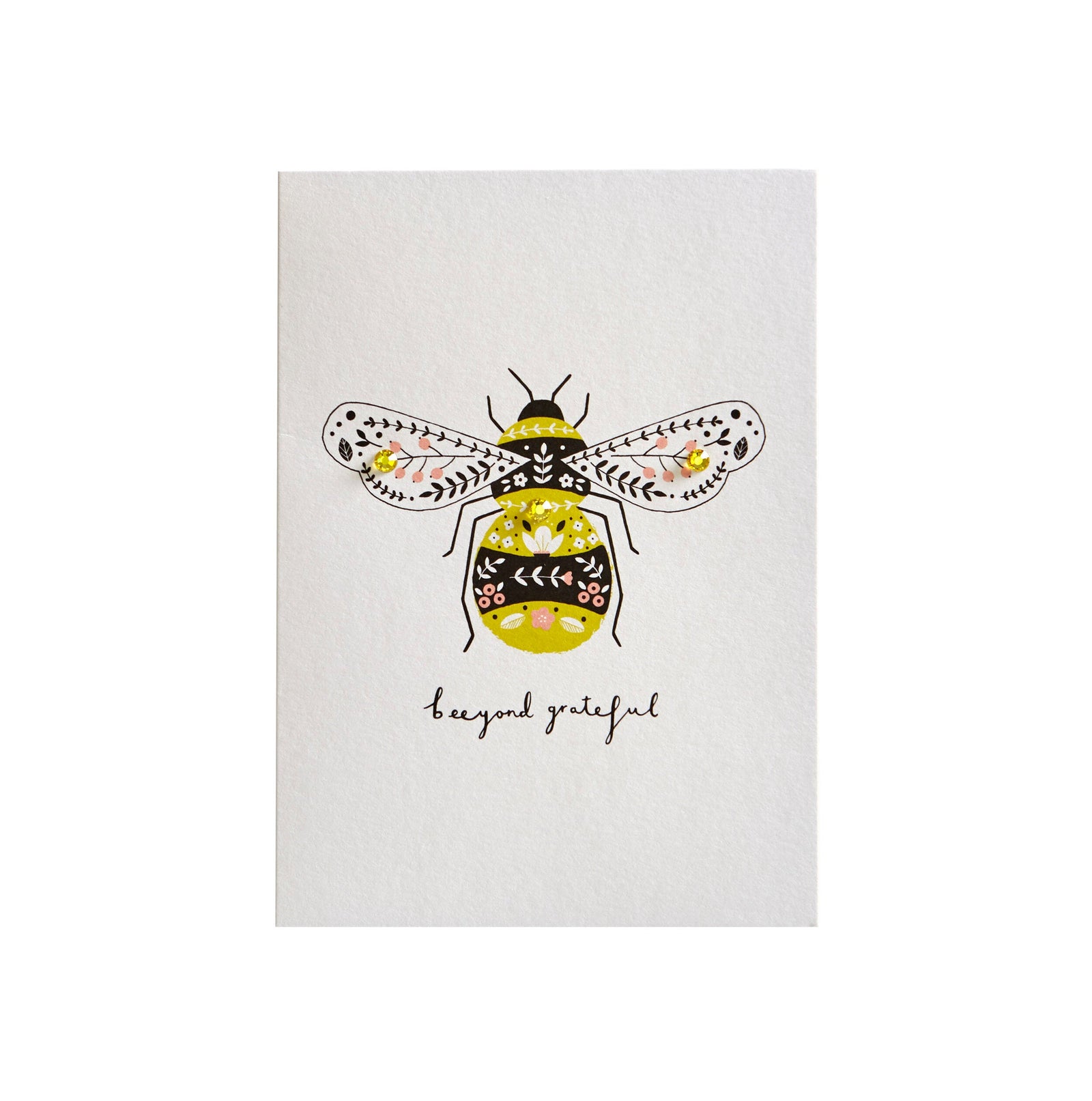 Niquea.D Card Beeyond Grateful Thank You Card