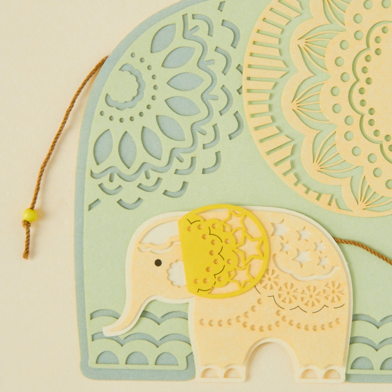 Niquea.D Card Big & Little Elephant Baby Card