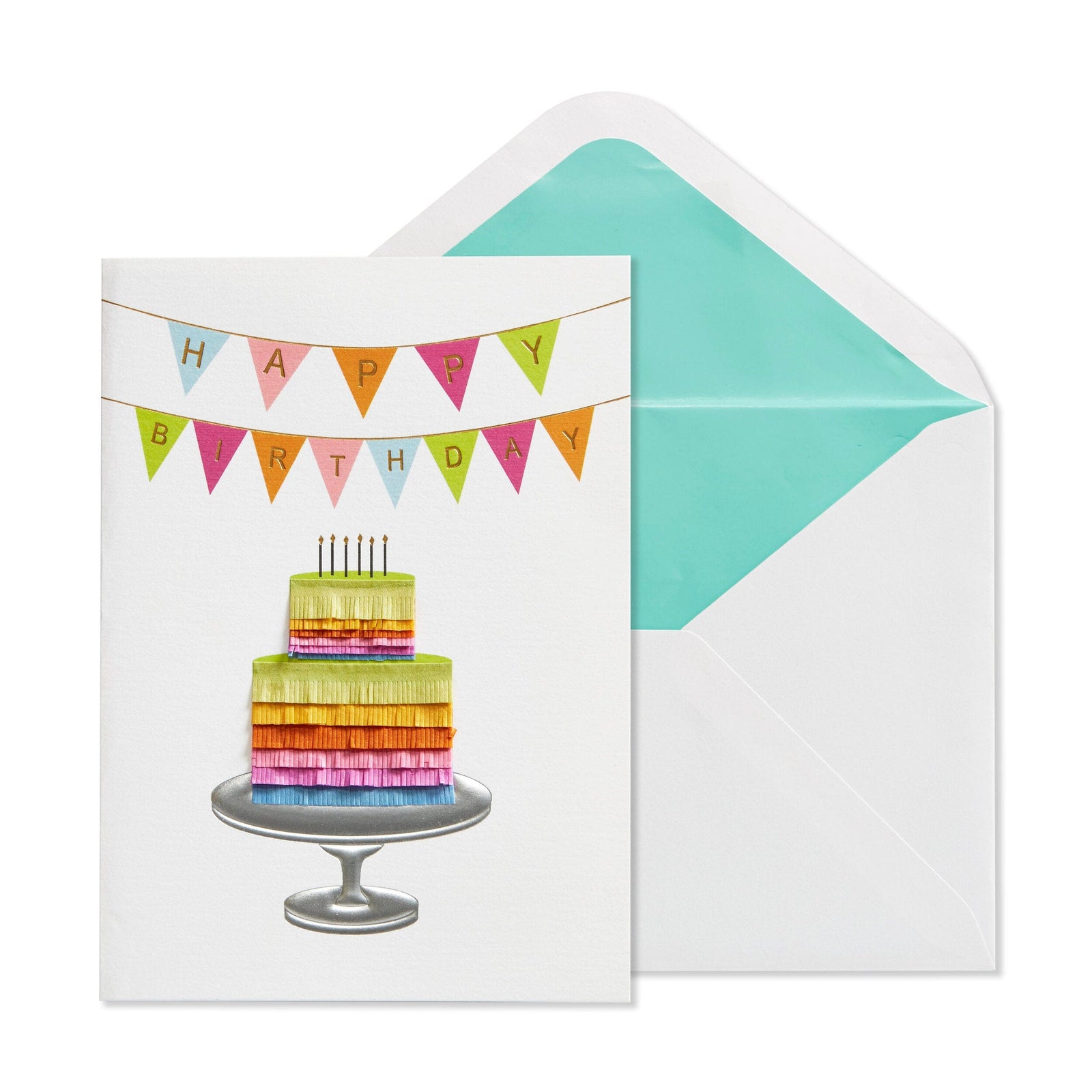 Niquea.D Card Cake with Banner Birthday Card