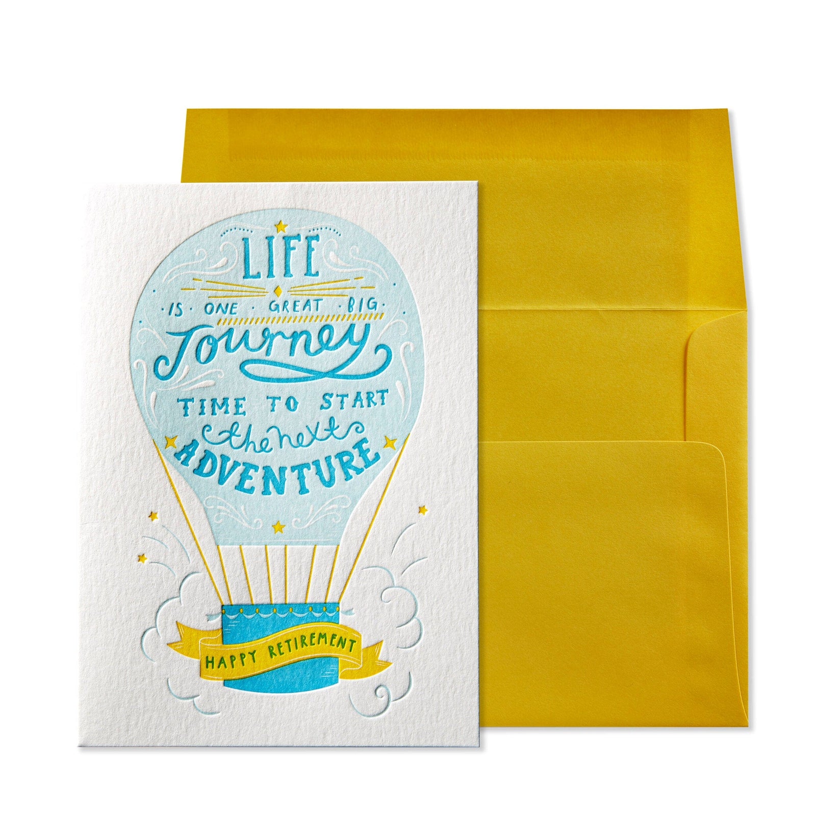 Niquea.D Card Hot Air Balloon Retirement Card