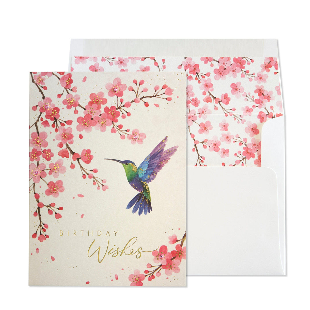 Niquea.D Card Hummingbird Birthday Card