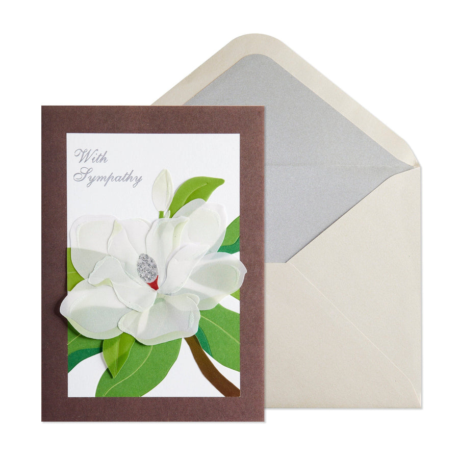 Niquea.D Card Magnolia in Vellum Sympathy Card