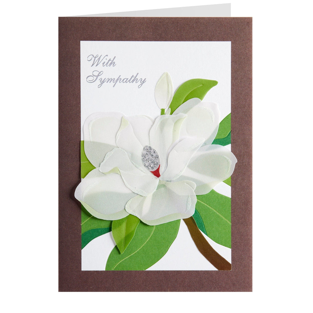 Niquea.D Card Magnolia in Vellum Sympathy Card