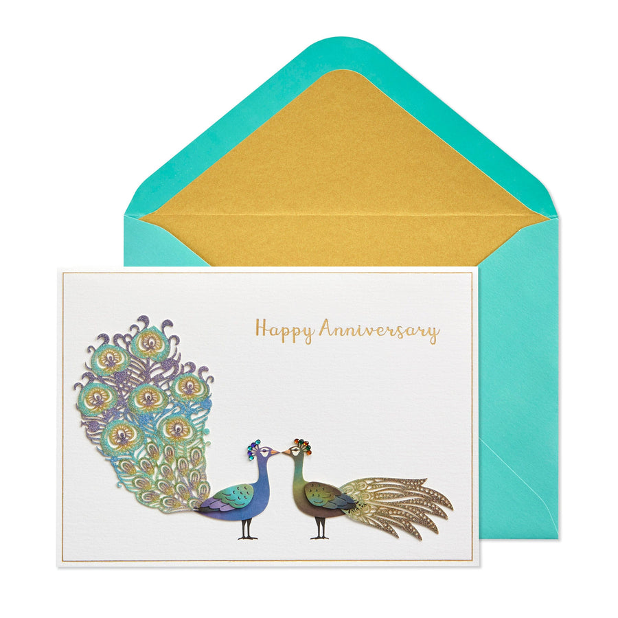 Niquea.D Card Peacock Anniversary Card